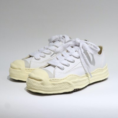 MIHARA HANK VL OG Sole Canvas Low-top Sneaker A09FW734 奶油底白