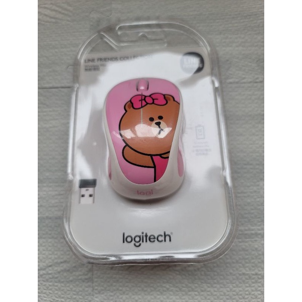 Logitech羅技Line friends無線滑鼠 | 蝦皮購物