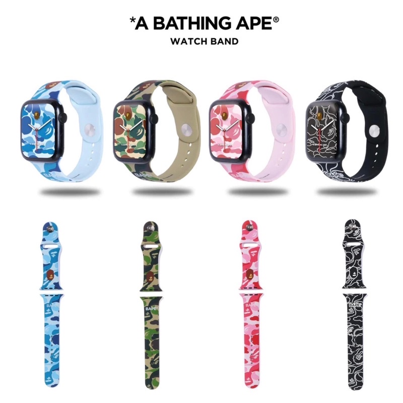 IVAN A BATHING APE BAPE APPLE WATCH NEON