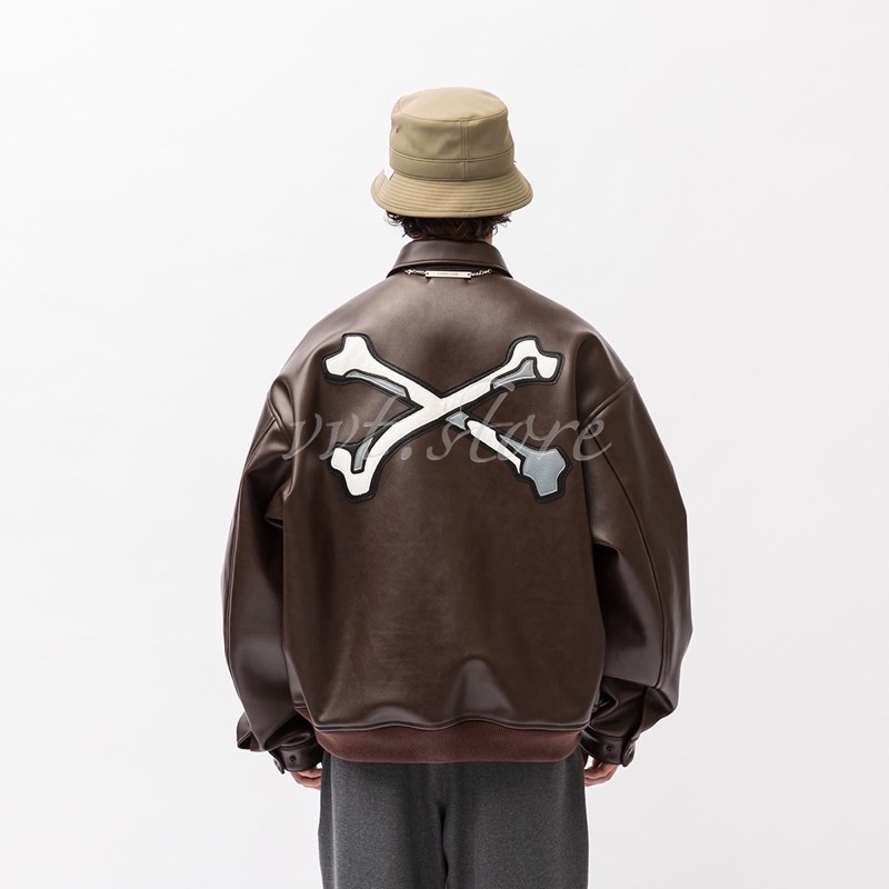 WTAPS 22AW JFW-01 / JACKET / SYNTHETIC. X3.0 骨頭皮衣外套夾克