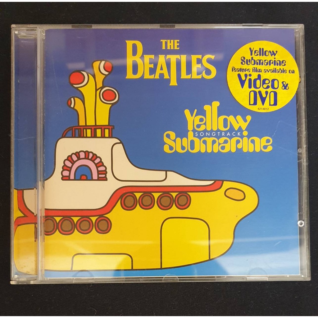 BEATLES披頭四合唱團-YELLOW SUBMARINE英版黃色潛水艇CD | 蝦皮購物