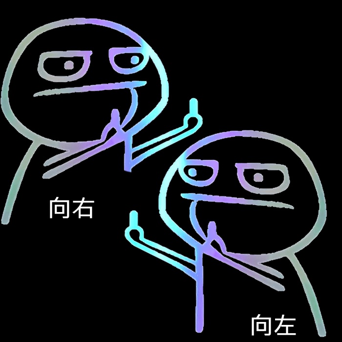 【12H出貨｜左右款 多色系】屁孩比中指 光頭比中指 中指貼紙 豎中指 反光防水貼紙 反光車貼 暴走漫畫 防遠光車貼 | 蝦皮購物