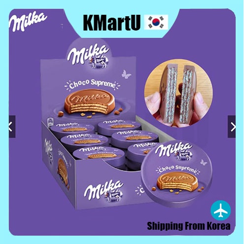 Milka] Choco Supreme Wafer 30g / 3 層牛奶巧克力奶油餅乾| 蝦皮購物