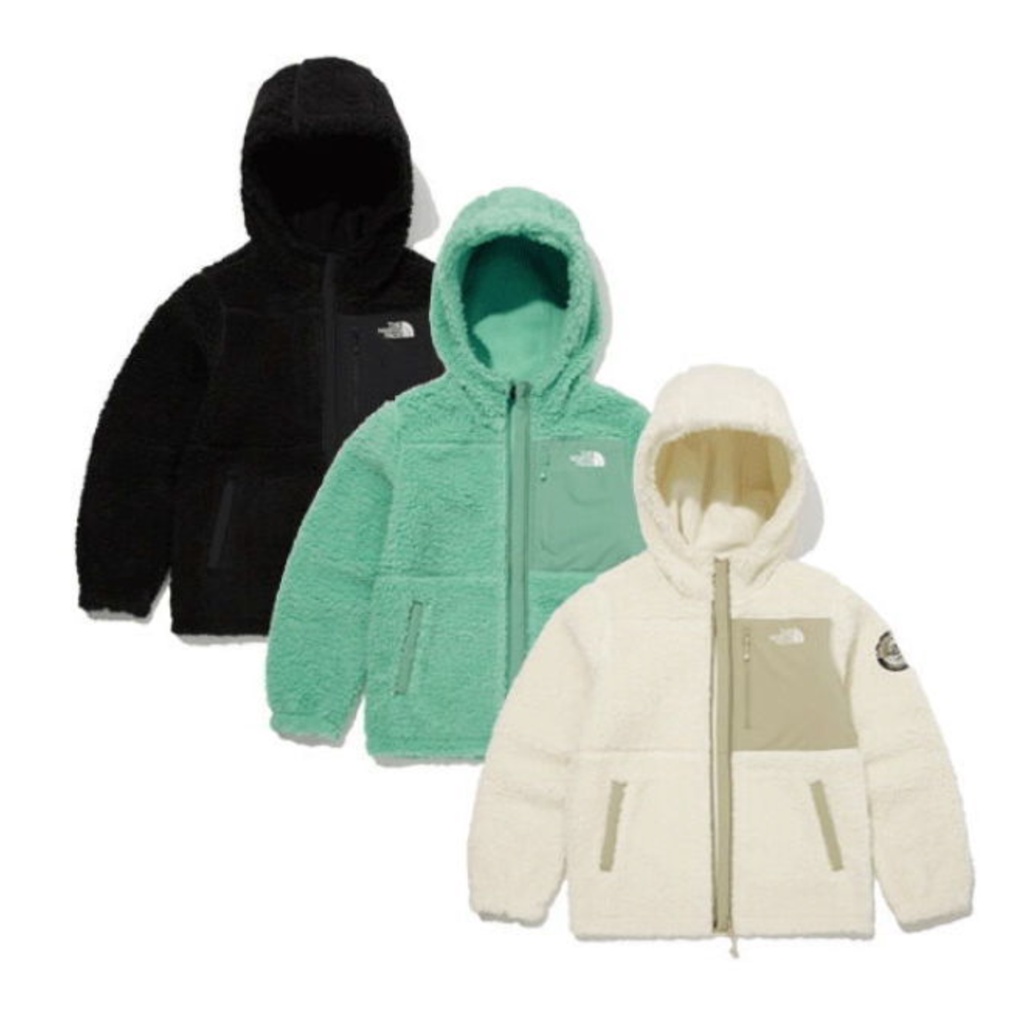 特價] 預購The North Face KS PLAY GREEN FLEECE HOODIE 兒童連