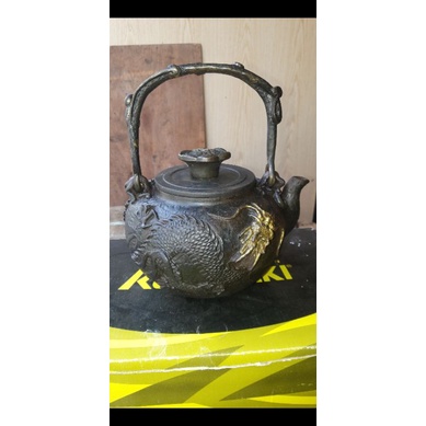 已讓藏* 龜文堂造/家戊日本琵琶湖在東/老鐵茶壺| 蝦皮購物