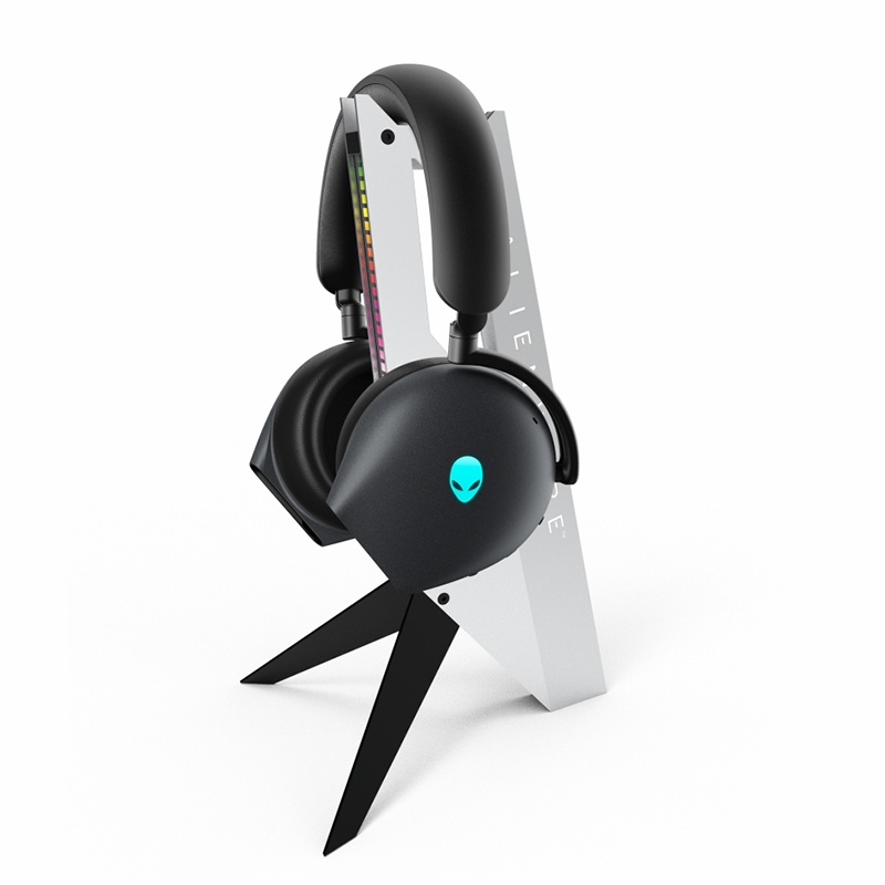 萊特 電腦週邊 電競dell alienware 最新款RGB LED耳機架 聲音旋律跳動款 | 蝦皮購物
