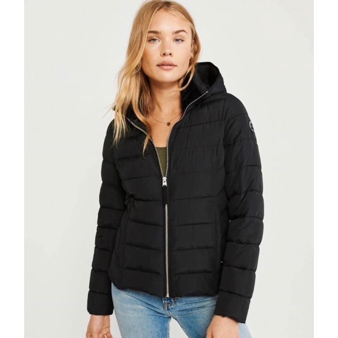 Abercrombie packable puffer best sale