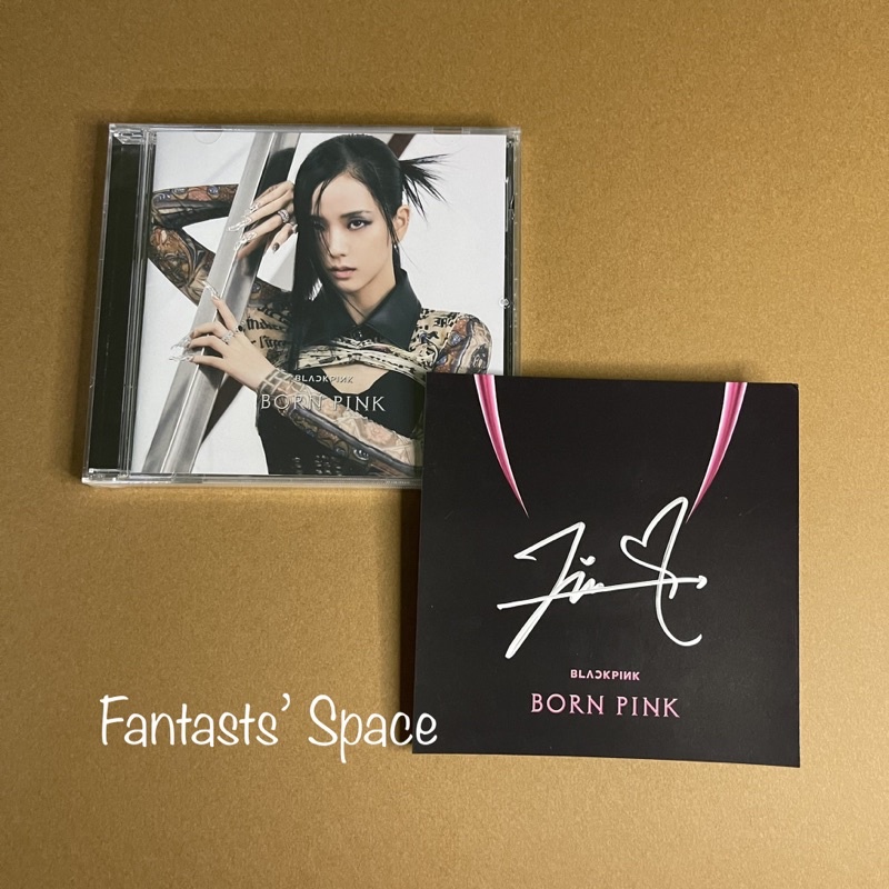 F•l🚀現貨正品 🇬🇧限定 Blackpink 親簽 簽名 專輯 Born Pink Jisoo Rose Oreo 蝦皮購物 1221