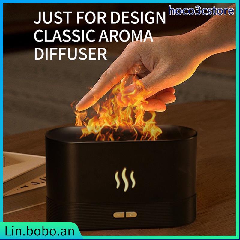 Air Humidifier Flame Humidifier Fire Diffuser Essential Oil | 蝦皮購物