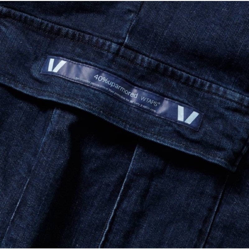 WTAPS 22AW GIMMICK TROUSERS INDIGO 丹寧錐形褲寬版現貨在店| 蝦皮購物