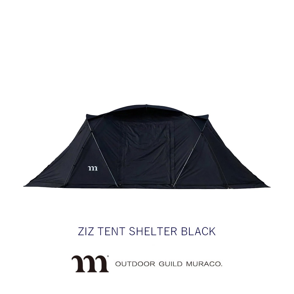 TSU日本代購 muraco ムラコ ZIZ TENT SHELTER BLACK 黑色帳棚