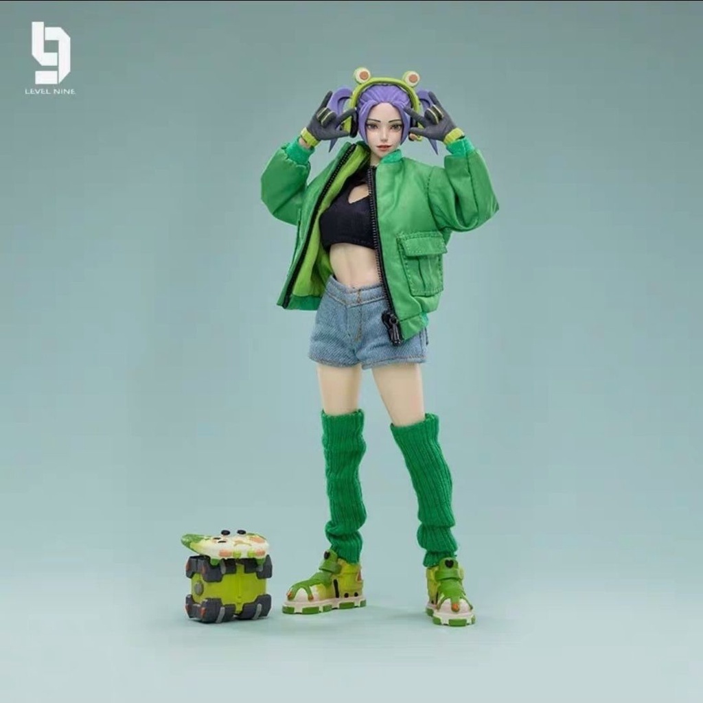玩具研究所]JOYTOY 暗源LEVEL9 九級社混沌前線系列花洛鹿凜RIN 1/12