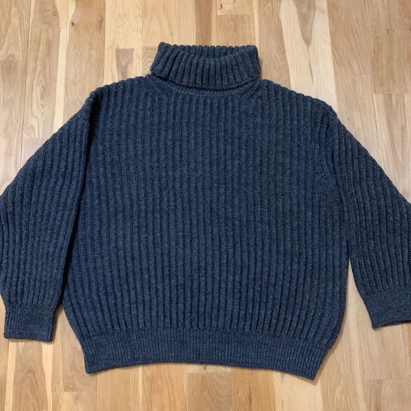 visvim 21AW AMPLUS TURTLENECK KNIT CHARCOAL 毛衣sz:2 | 蝦皮購物