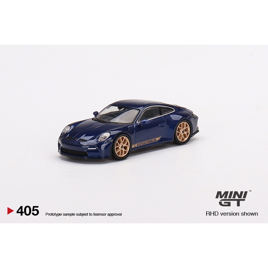 模例】Mini GT 1/64 Porsche 911 992 GT3 Touring 金屬龍膽藍MGT00405