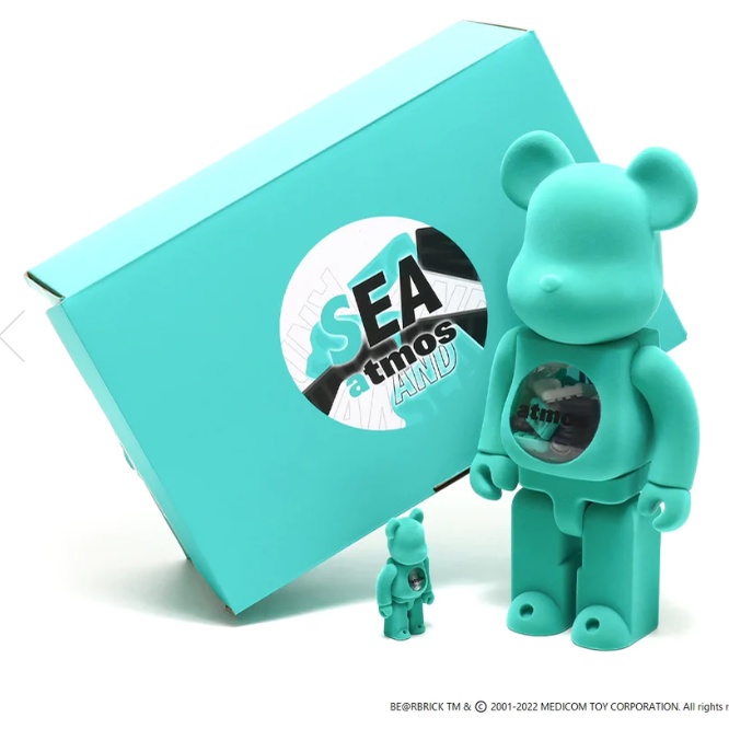 日本現貨】WIND AND SEA * atmos * BR@RBRICK 庫柏力熊限量聯名500