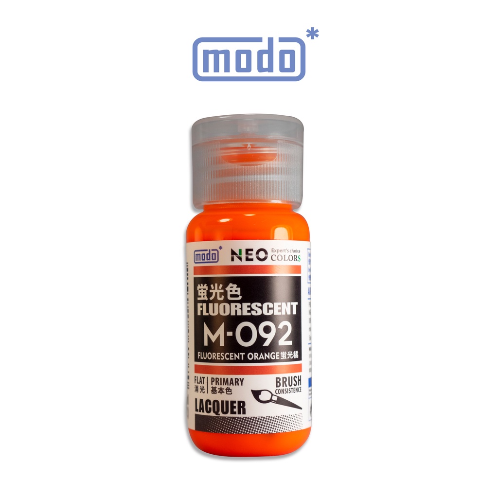 【modo摩多】NEO M092 M-092 螢光橘/30ML/螢光色/油性漆/模型漆｜官方賣場 | 蝦皮購物