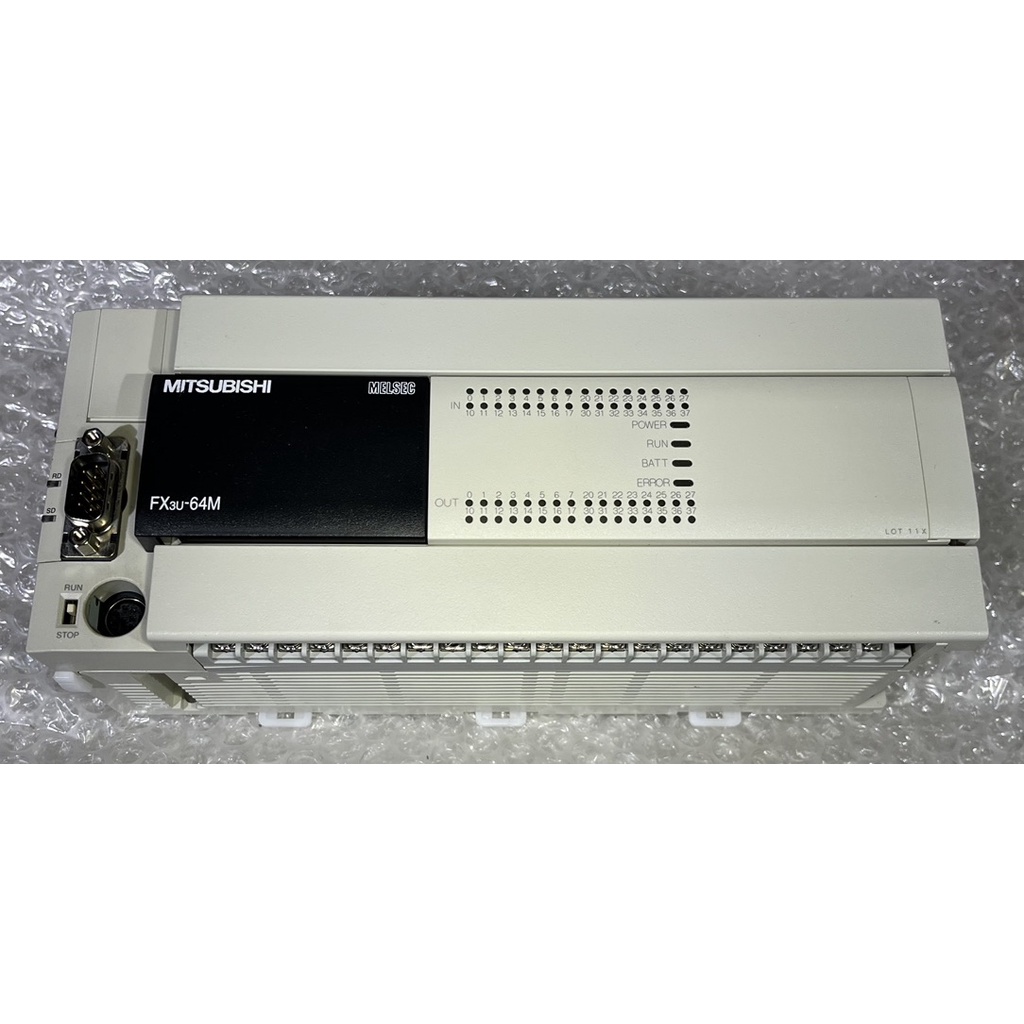 ◢ 簡便宜 ◣ 二手 MITSUBISHI 三菱 PLC FX3U-64M FX3U-64MT/ES-A 可程式控制器