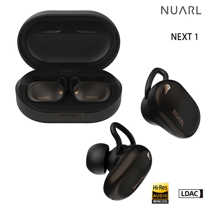 日本NUARL NEXT1 黑色高解析LDAC 主動降噪Hi-Res Wireless音質多點配對