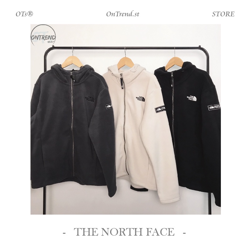 OTs® The North Face 北臉 MELLOW FLEECE 珊瑚絨 連帽外套 拼接 絨毛 搖粒絨 外套