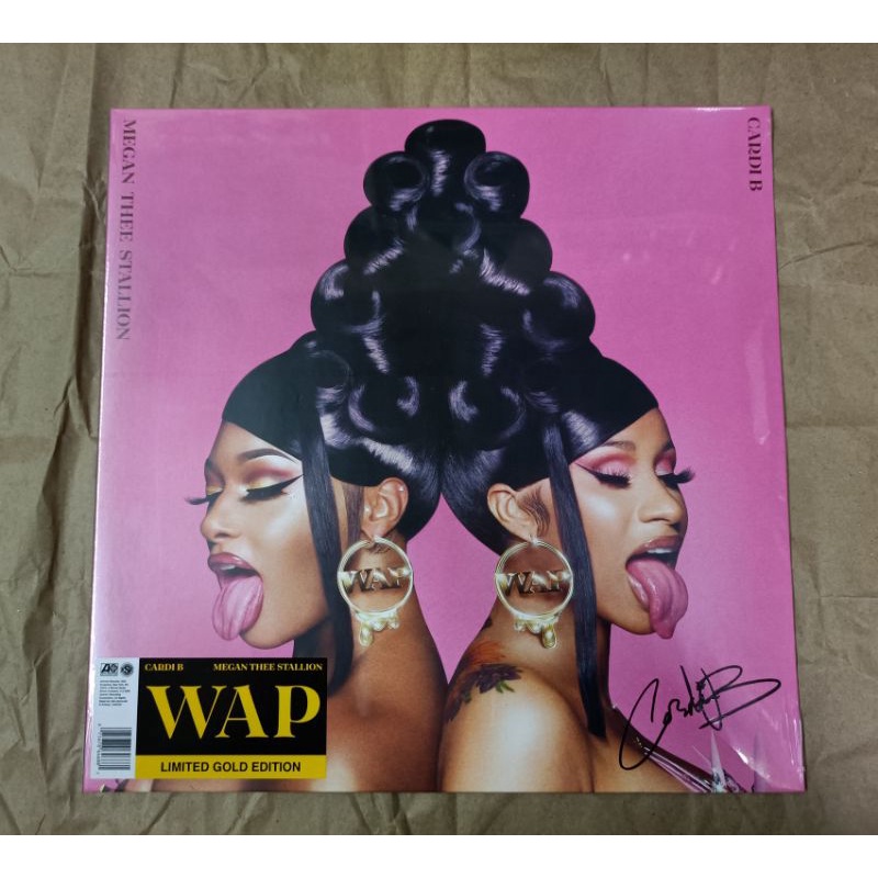 (現貨)Cardi B & Megan Thee Stallion - Wap 限量進口版 單曲 CD 12吋唱片 圖膠 | 蝦皮購物