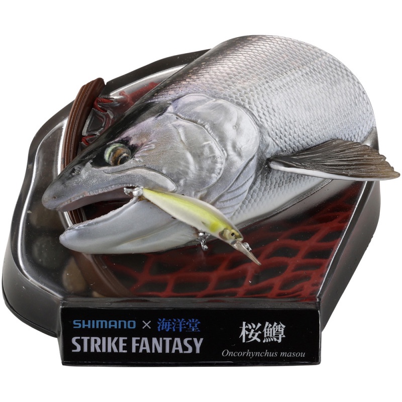 現貨*日版KAIYODO海洋堂SHIMANO STRIKE FANTASY 釣魚盒玩鱸障泥