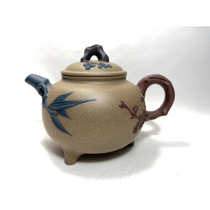 ♦中国？紫泥 梨地 紫砂 竹節 浮き彫り文様 茶壺？宜興窯 煎茶 茶道具 骨董品 百壽境融】鐵砂泥浮雕紫砂茶壺– Cha-Tailor Tea Specialist