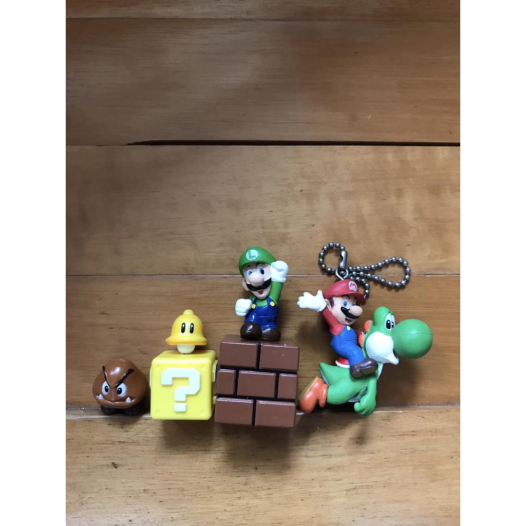 任天堂 瑪利 MARIO 瑪莉歐 瑪琍 馬力 路易 星星 栗子 耀西 小怪 轉蛋 扭蛋 公仔 人偶 吊飾 問號 磚塊 | 蝦皮購物