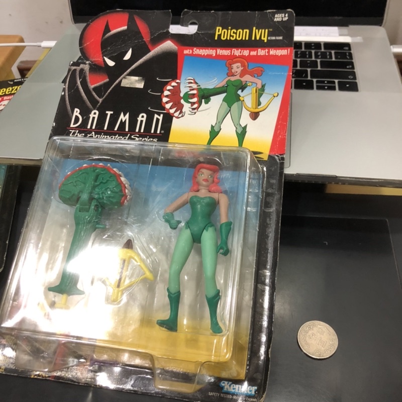 kenner batman 蝙蝠俠 吊卡 毒藤女 急凍人 公仔 人偶 the animated series 老物 反派 | 蝦皮購物