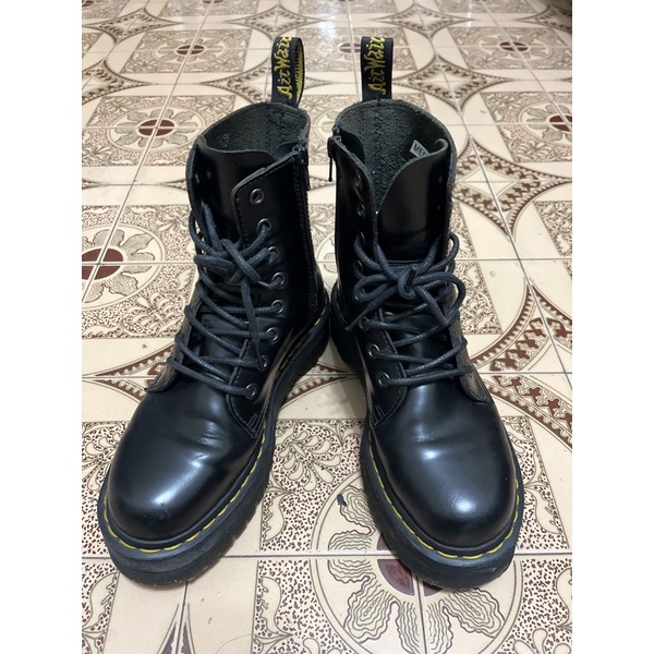 Dr.martens Jordan 8孔 厚底馬丁靴 黑色 US7/UK5/EU38