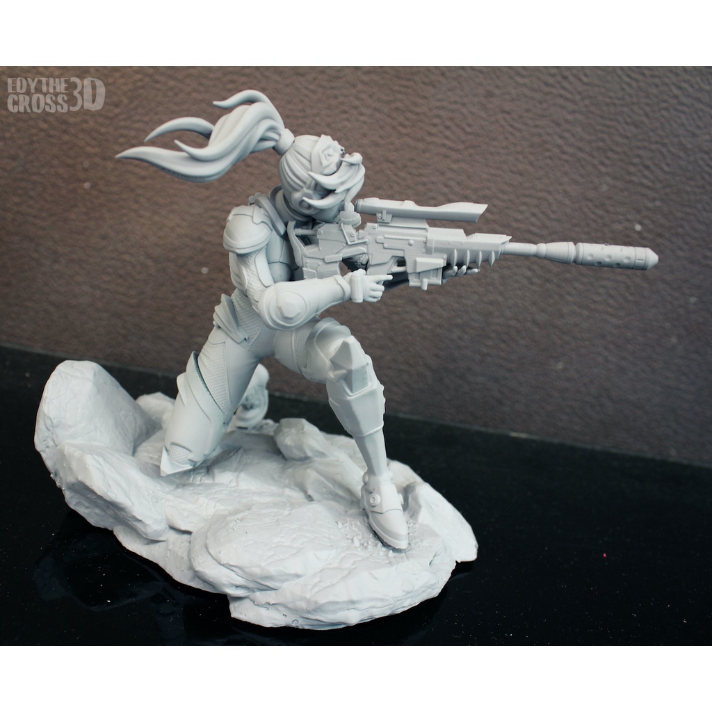 Tazo工坊[NOM] Kerrigan as Ghost星際爭霸幽靈特務凱利根 3D列印模型NOM | 蝦皮購物