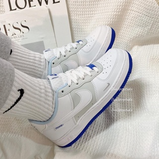 S.G NIKE AIR FORCE 1 小金勾金扣刺繡女鞋白綠CZ0270-106-103-102 白粉