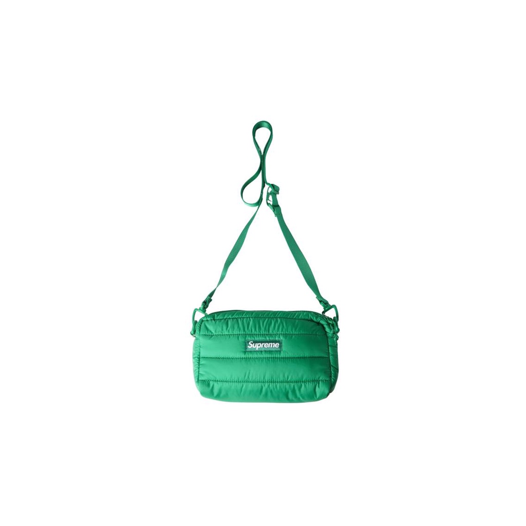 Supreme Puffer Side Bag 綠色黑色變形蟲| 蝦皮購物