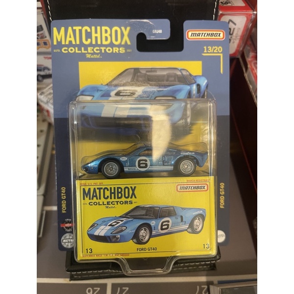 1/64 Matchbox Collectors' 精裝Ford GT40 Le mans 賽道狂人Ferrari