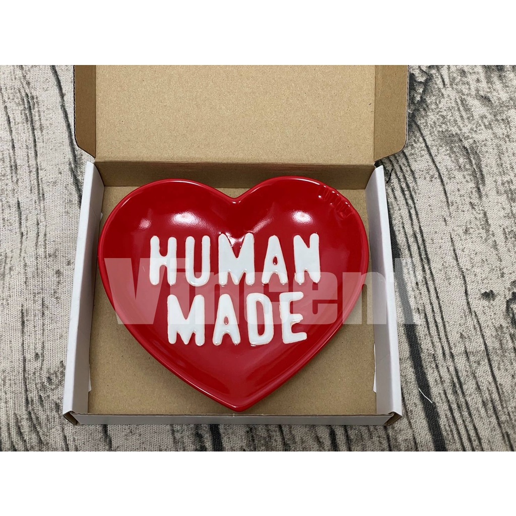 全新 現貨 HUMAN MADE HEART CERAMICS TRAY 紅色愛心瓷盤