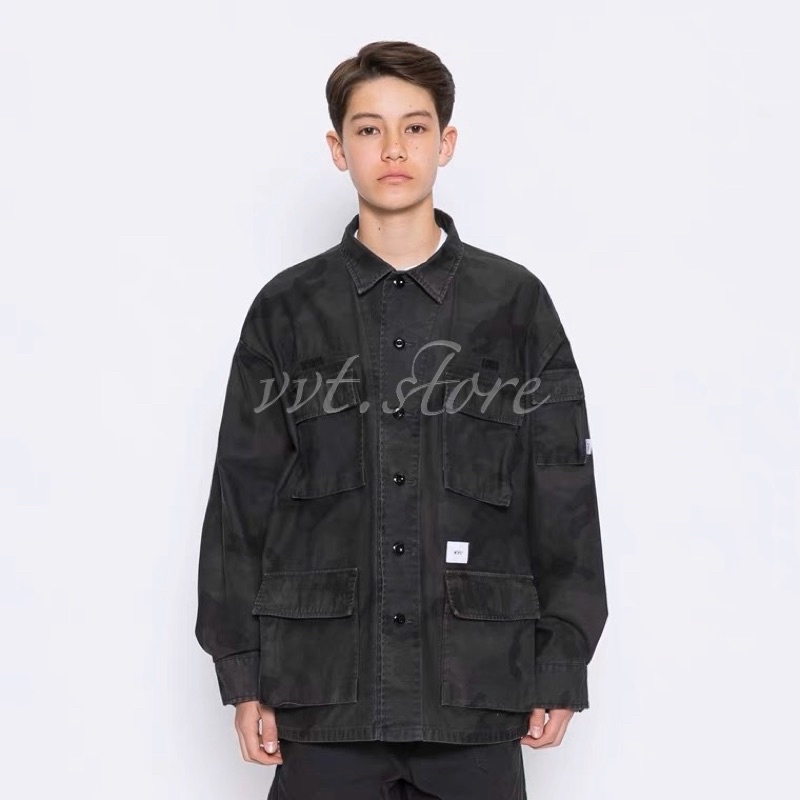 WTAPS 20SS JUNGLE LS 02 / SHIRT. COTTON. STAIN. CAMO 襯衫| 蝦皮購物