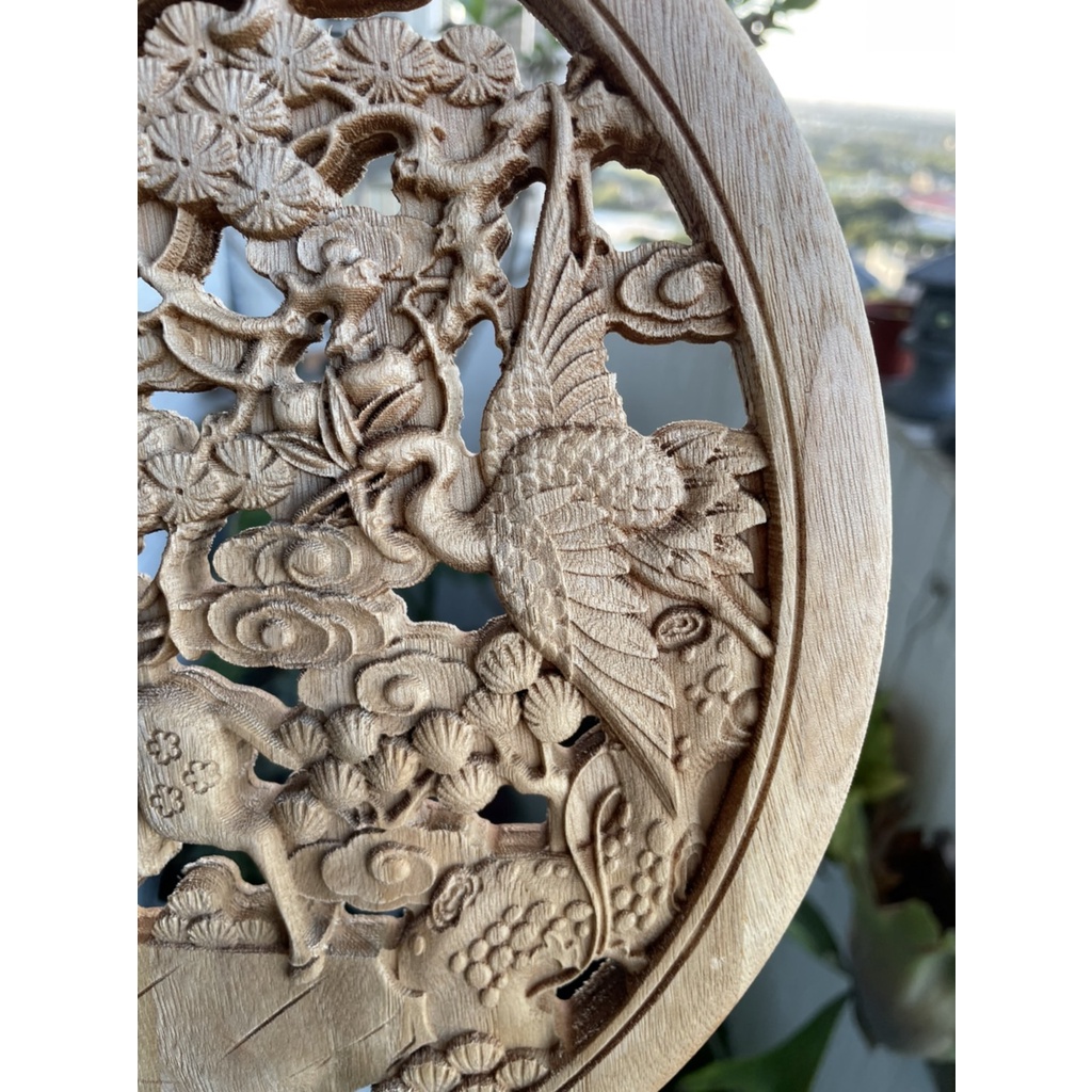 清十八世紀紫檀镂空雕缠枝莲云龙纹骨董柜– [临渊阁]天地一家春