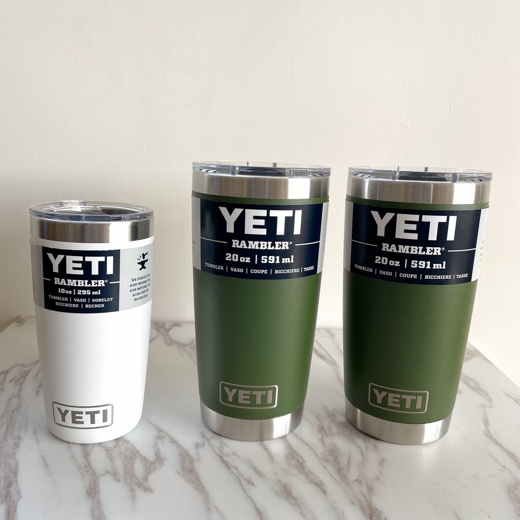 獨家現貨】英國購入YETI Rambler 10oz/20oz 真空雙層保溫杯戶外保溫瓶