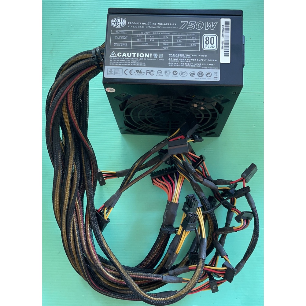 COOLER MASTER 750W / RS-750-ACAA-E3 / 80PLUS | 蝦皮購物
