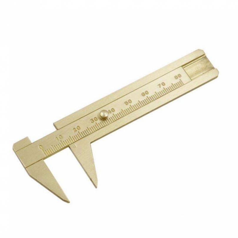 0-80mm Mini Single and Double Scale Brass Calipers Portable | 蝦皮購物