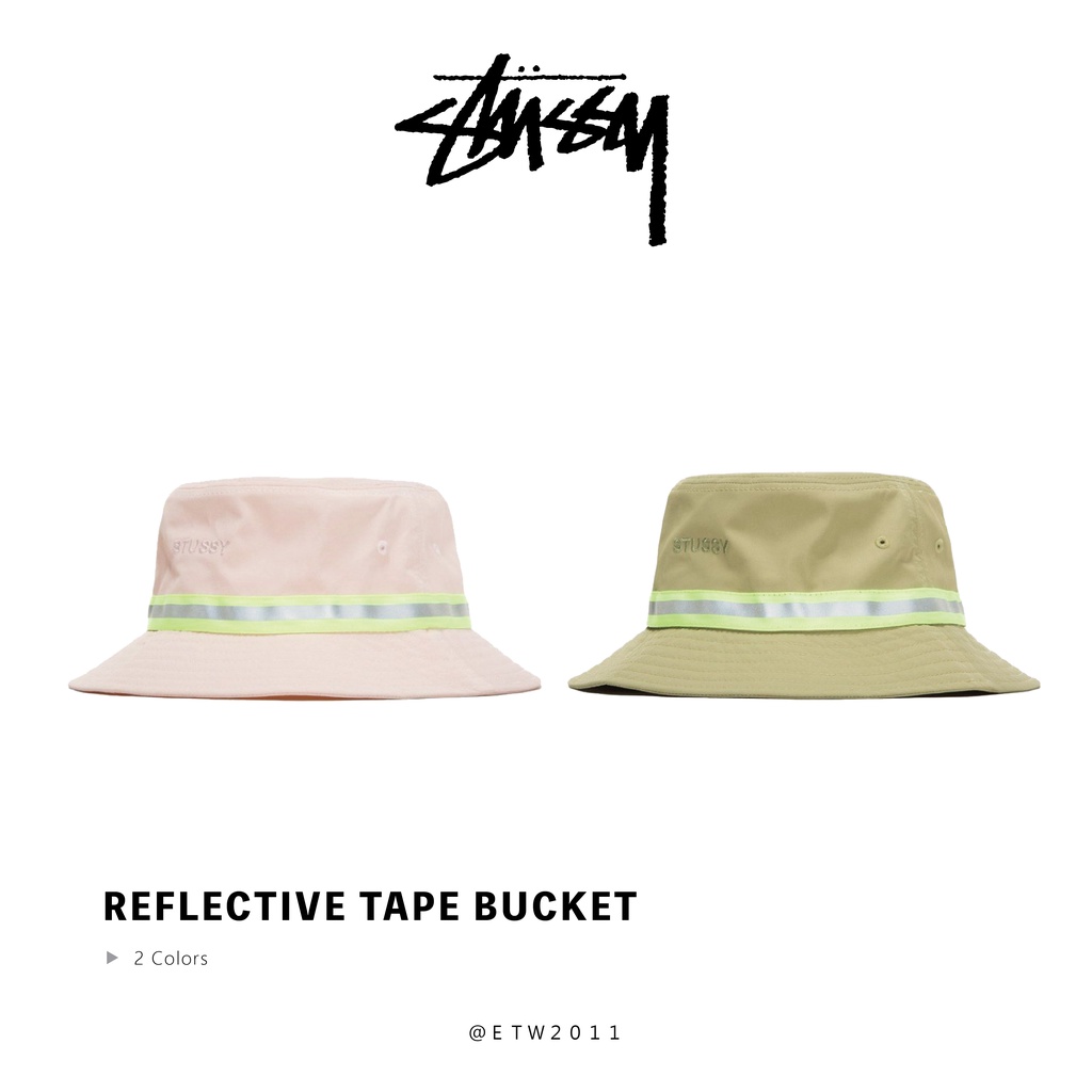 ETW Stussy Reflective Tape Bucket H