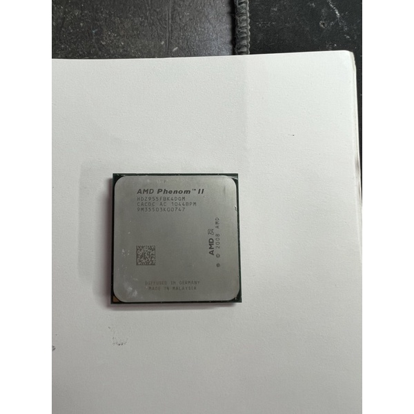 四核心 AMD Phenom ll X4 955 (HDZ955FBK4DGM)二手良品 AM3腳位cpu $100 | 蝦皮購物