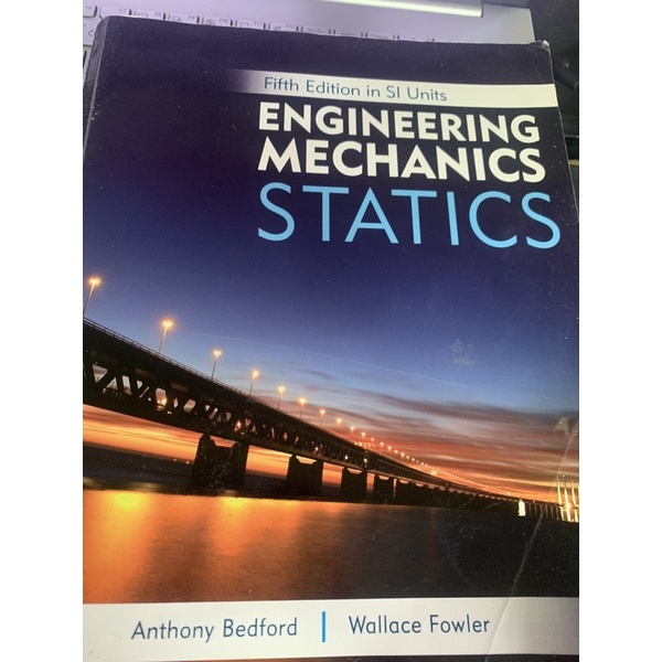 Fifth Edition In SI Units ENGINEERING MECHANICS STATICS Anth | 蝦皮購物