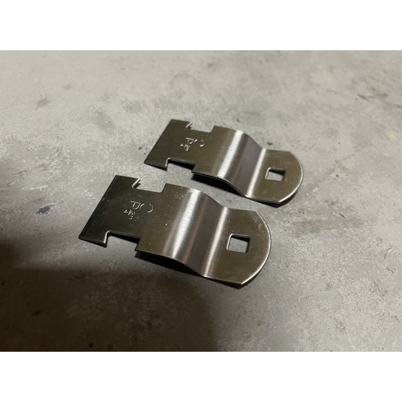 白鐵 P型管夾 蝴蝶夾 管束 附螺絲組 1/2” 3/4” 1” 1-1/2” 2” 2-1/2 3