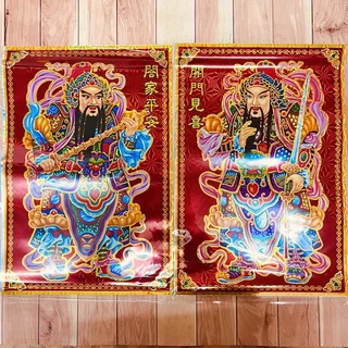 現貨*雷射武門神 文門神*春聯 門聯 壁貼 門貼