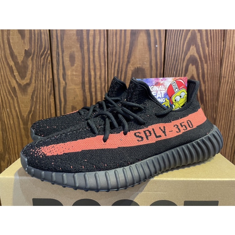 OGC} ADIDAS YEEZY 350 V2 BOOST BLK 黑紅BY9612 2022 最新補貨| 蝦皮購物