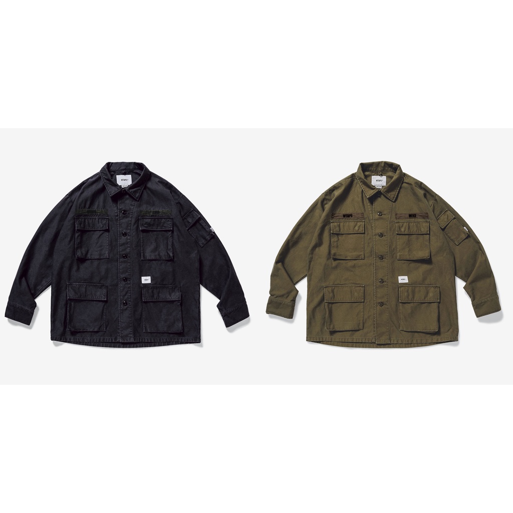 AllenTAPS】WTAPS 20SS JUNGLE LS 01 / SHIRT. 四袋水洗反戰| 蝦皮購物