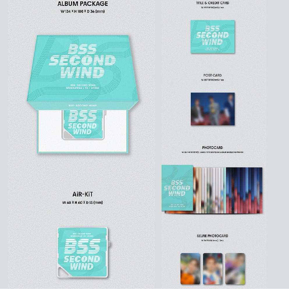 微音樂💃現貨/通路特典BSS (SEVENTEEN) 1ST SINGLE ALBUM SECOND WIND