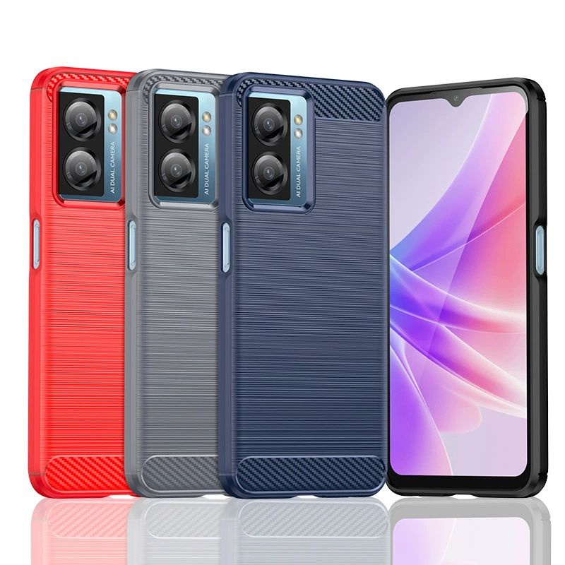 【瘋客邦3C】倉庫現貨OPPO A77 5G CPH2339 碳纖維拉絲手機殼防滑磨砂全包防摔軟殼 | 蝦皮購物