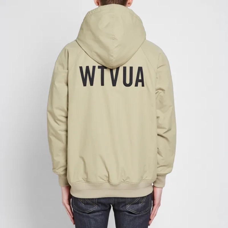 19AW Wtaps incom tussah jacket 連帽外套鋪棉卡奇杏色日本製現貨在店