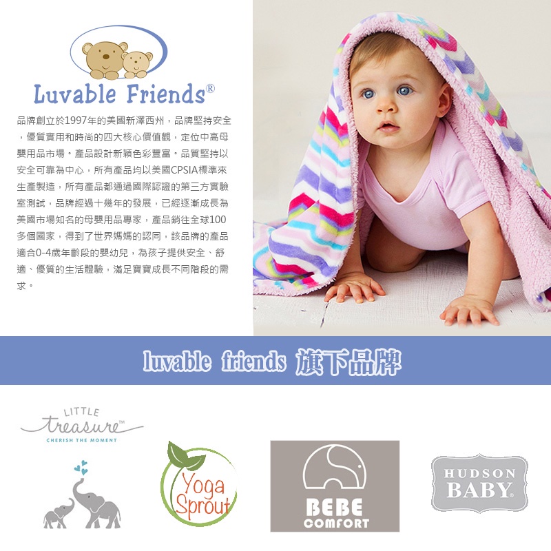 【台灣現貨】美國 luvable friends 甜蜜寶貝嬰幼兒圍兜3入組_上層吸水/底層防水_冰淇淋_LF00253 | 蝦皮購物